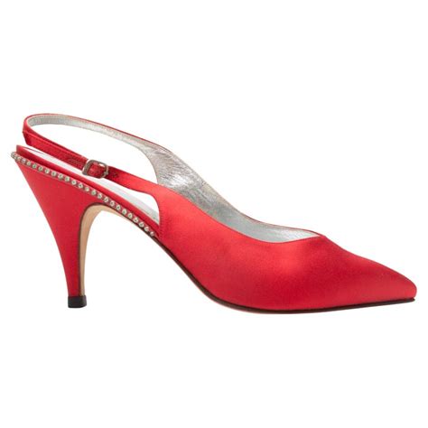 gucci red slingbacks